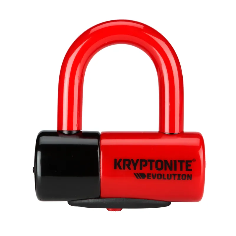 Bestseller Blokada tarczy hamulcowej kłódka KRYPTONITE Evolution red- czerwona